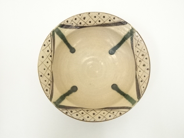 道具 ] - 道具 作家物 弥七田織部菓子鉢（保護箱） | ネットショップ圭